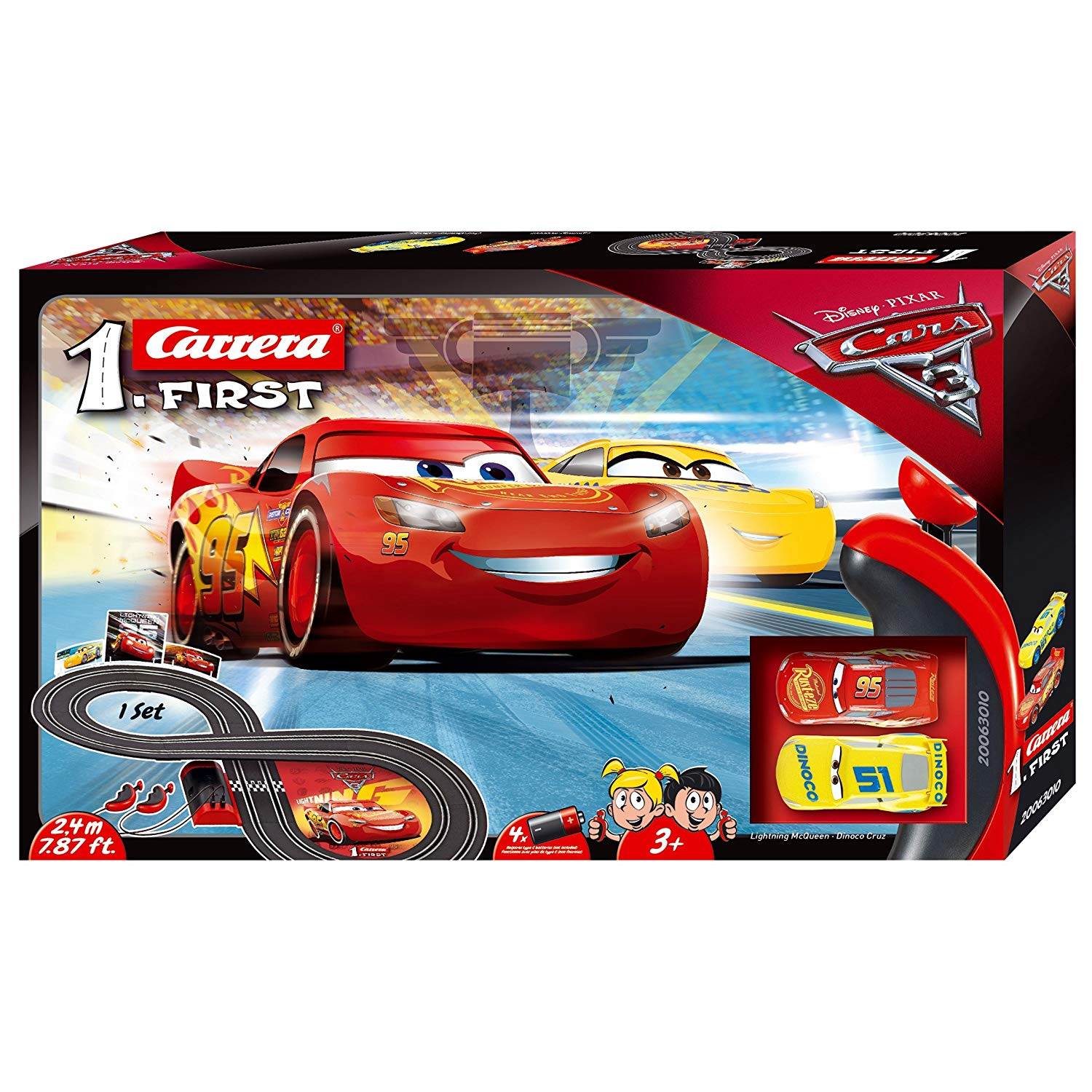 Carrera First: Disney Cars 3 - Slot Car Set #1