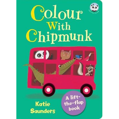 Colour with Chipmunk - Panda Paws (A Lift-the-Flap Book)