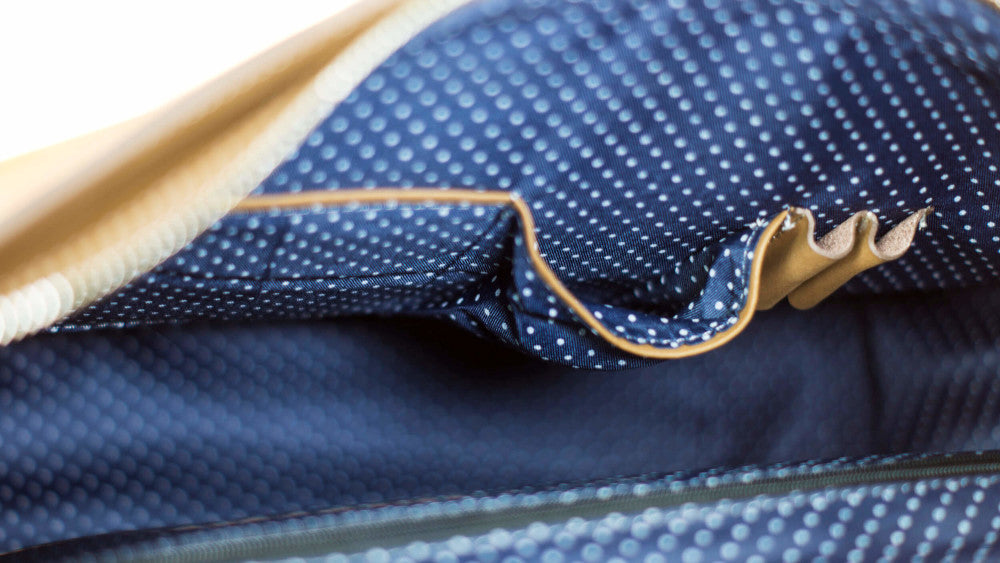 Jack Bee Collins Leather Messenger Bag