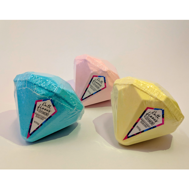 Cosy Nights Bath Fizzos Bath Bomb - Diamond (3 pack)