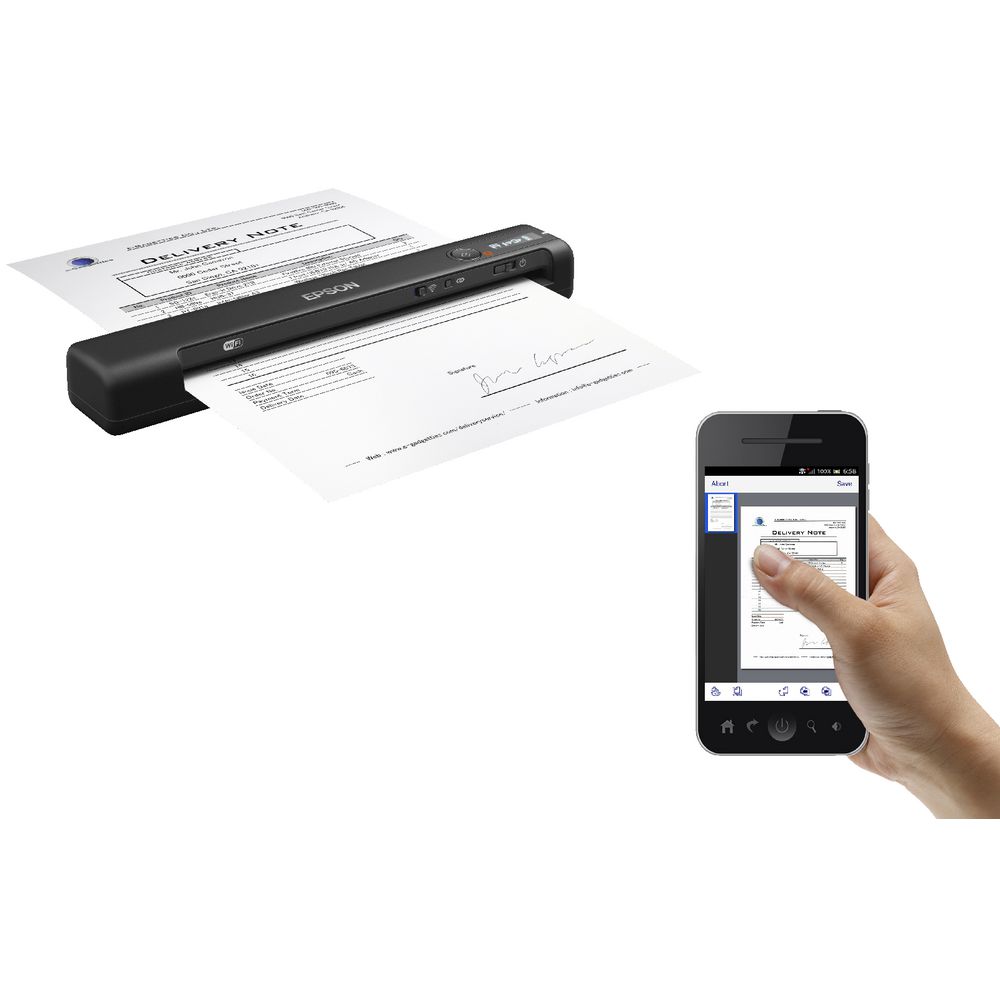 Epson Workforce ES-60W Wireless Portable Scanner - Damaged Box