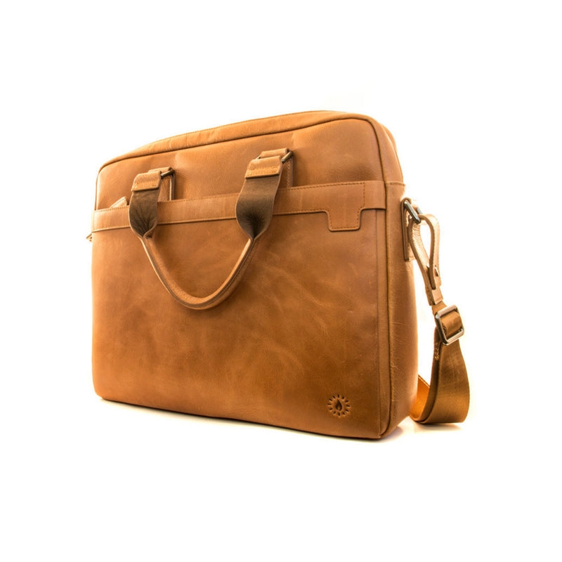 Jack Bee Flinders Leather Laptop Bag