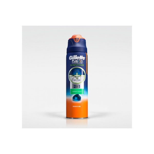 Gillette Fusion ProGlide Sensitive Gel Alpine Clean - 170g