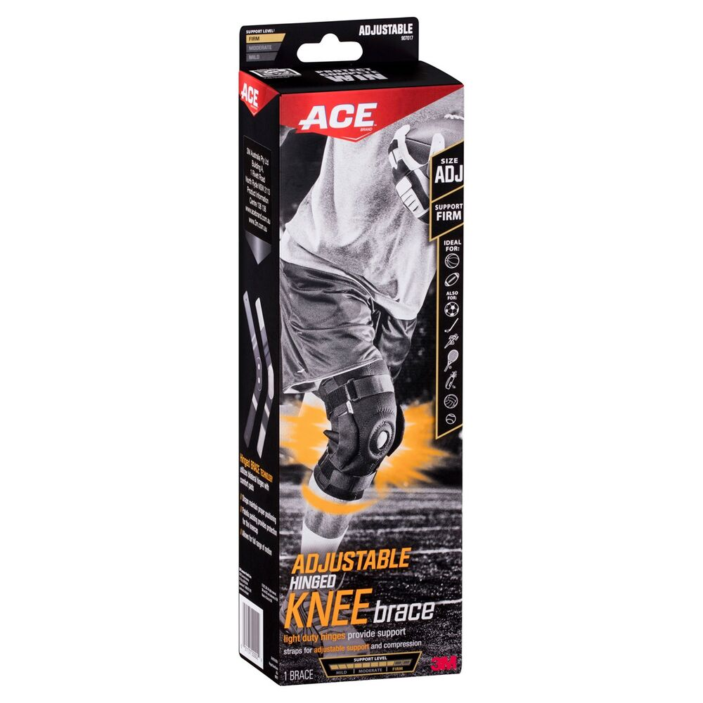 ACE™: Adjustable Hinged Knee Brace