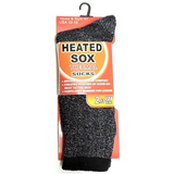 3 Pack x Heated Sox Thermal Socks - Black/Grey