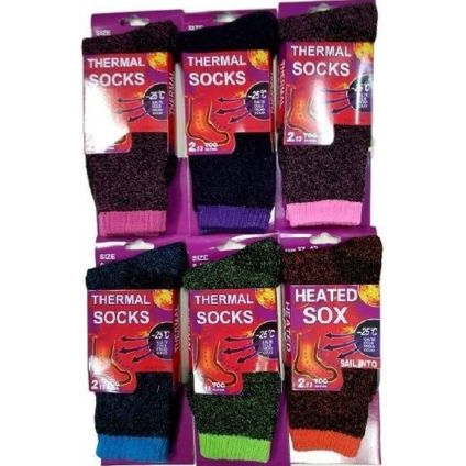 3 Pack x Heated Sox Thermal Socks - Assorted Colours