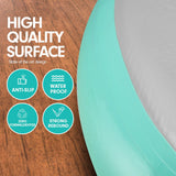 1m Air Track Spot Round Inflatable Gymnastics Tumbling Mat Pump Green