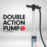 Manual Hand SUP Pump for Air Tracks Inflatable Mattresses Toys Mats