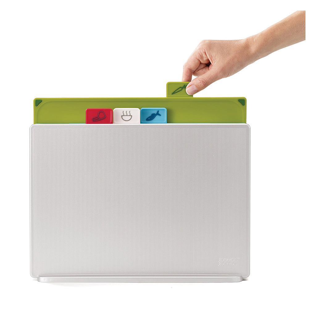 Joseph Joseph Index Large Chopping Board - Silver