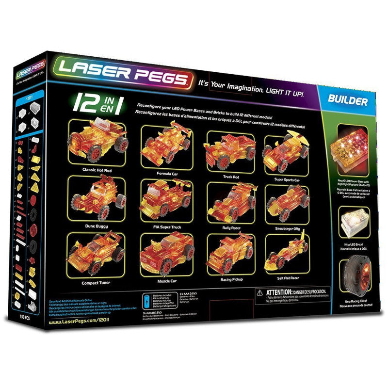 Laser Pegs Formula Car 12-in-1 Building Set