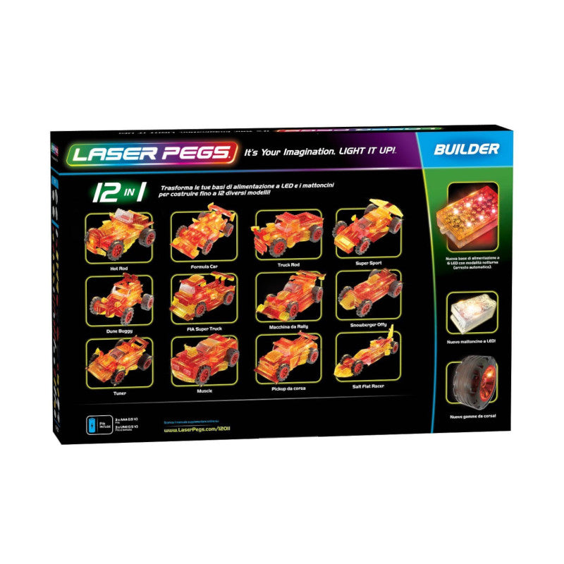Laser Pegs Formula Car 12-in-1 Building Set