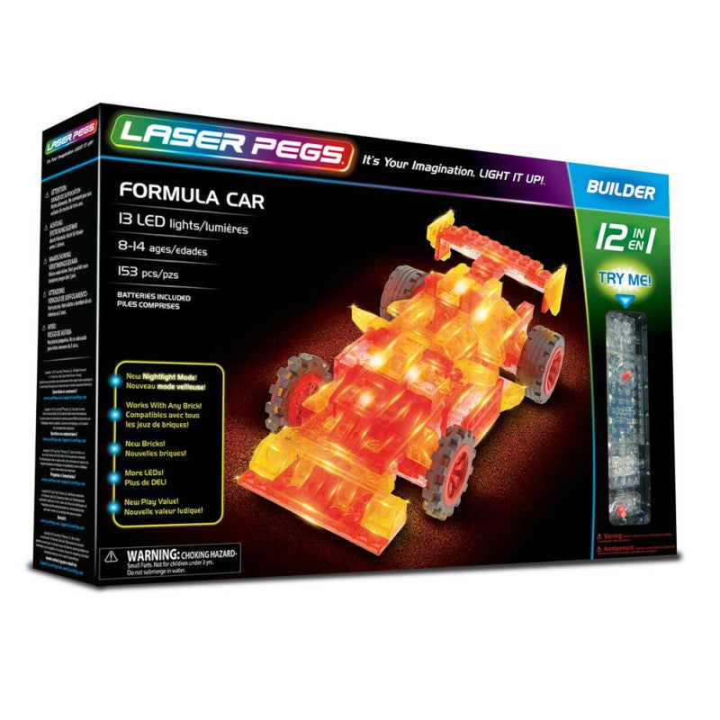 Laser Pegs Formula Car 12-in-1 Building Set