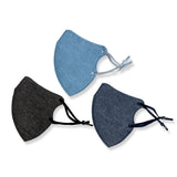 Face Mask 3 Layer - Denim Style