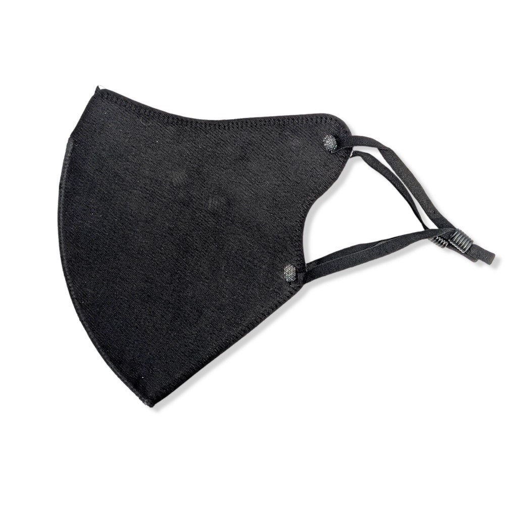 Face Mask 3 Layer - Black Velvet Style