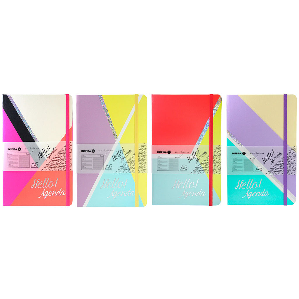 Inspira 'Hello Agenda' Notebook A5