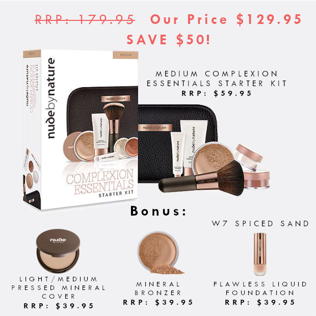 Nude By Nature Pack 4 (Medium Complexion)