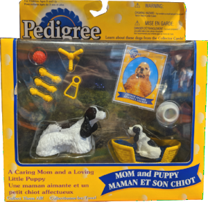 Pedigree Mom and Puppy Figurines