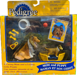 Pedigree Mom and Puppy Figurines