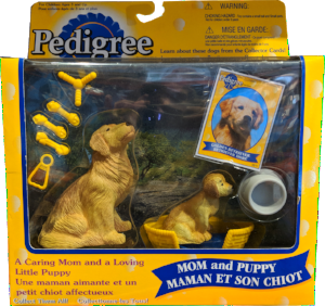 Pedigree Mom and Puppy Figurines