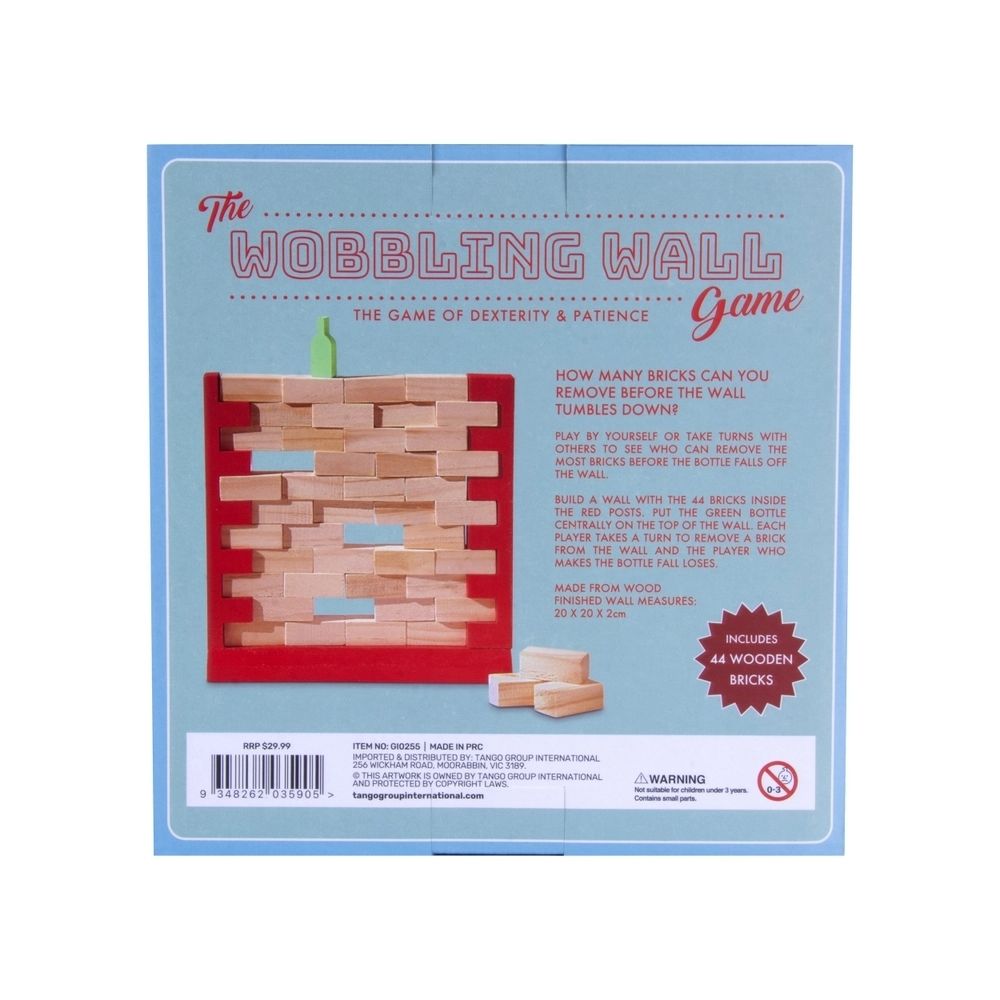 The Wobbling Wall Game