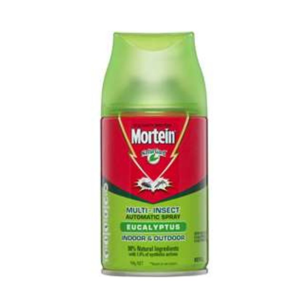 Mortein Multi-Insect Automatic Spray Refill Eucalyptus Indoor & Outdoor 154g