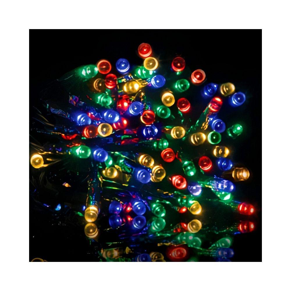500 Colour LED Solar Powered Fairy Lights 35m