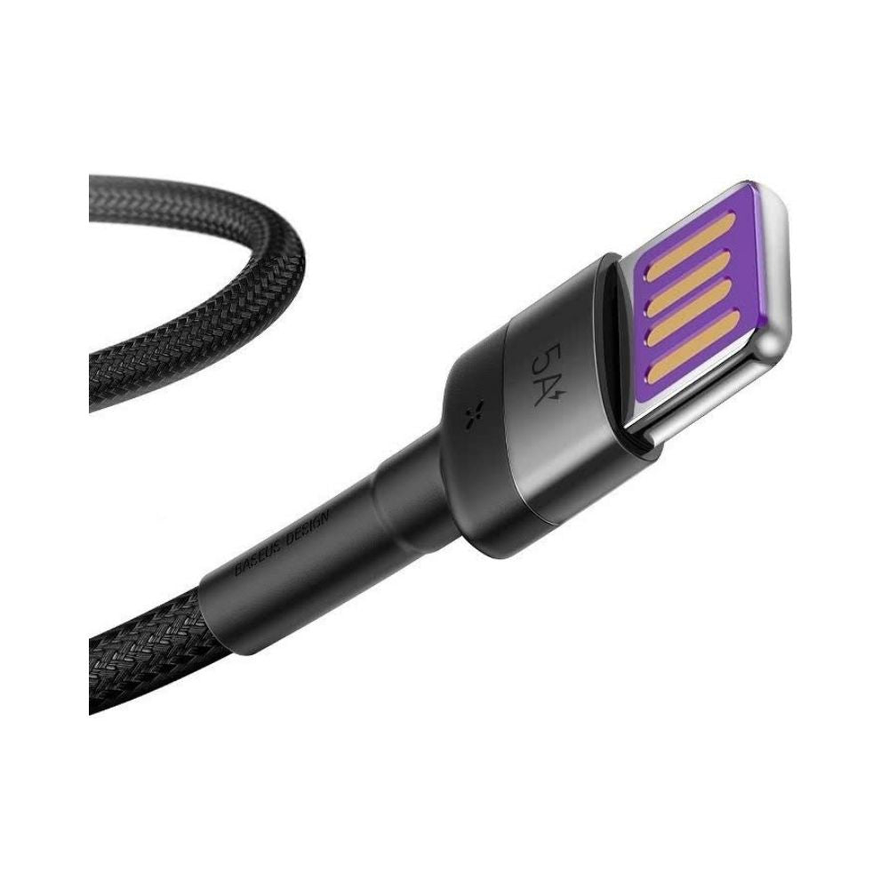 Baseus Type-C to Double-sided USB Quick Charging Cable - Black - 1m