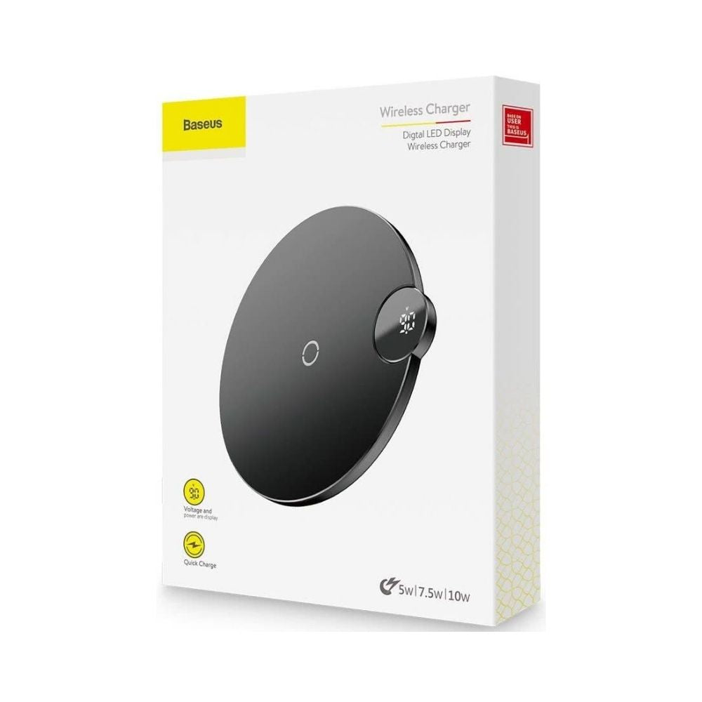 Baseus Wireless Charger with Digital LED Display - 10W