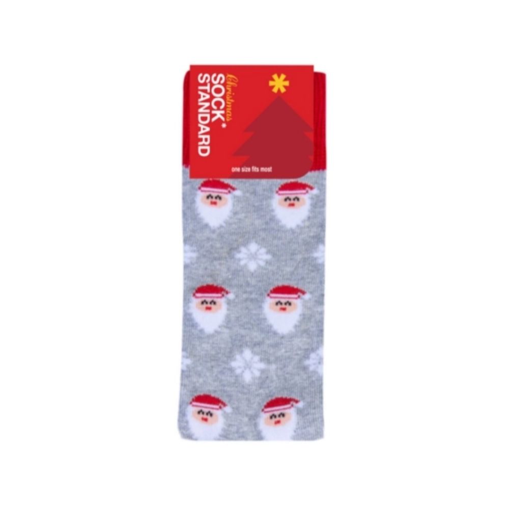 Christmas Charm Socks - Santa Faces