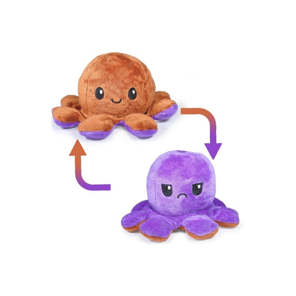 Reversible Flip Mood Plush Toys 20cm