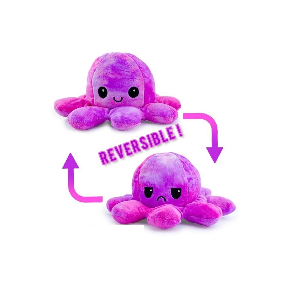Reversible Flip Mood Plush Toys 20cm