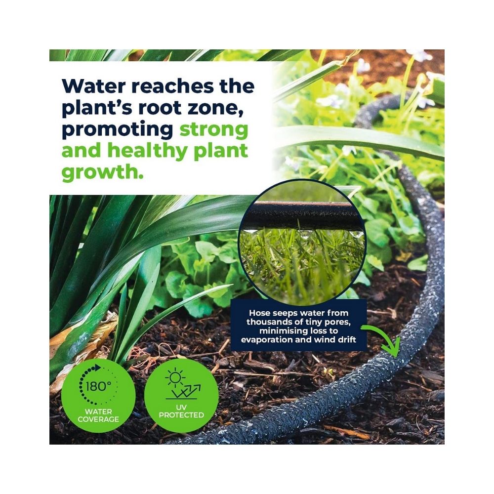 Garden Greens Garden Irrigation Hose & Connectors Eco Friendly 15m