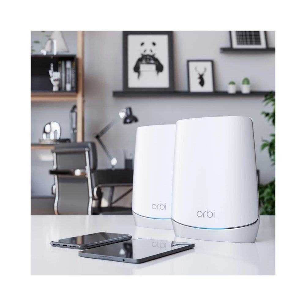 Netgear Orbi AX4200 Tri-Band Wi-Fi 6 Mesh System (2 Pack) - RBK752