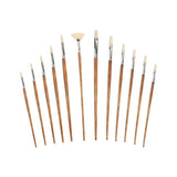 Derwent Academy Hog Hair Paintbrush 12 Pack