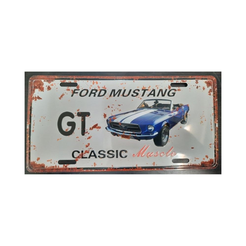Aussie Vintage Muscle Car Plate Sign