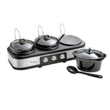 Healthy Choice 2.5L Electric 3-Pot Slow Cooker - SC3-250SS