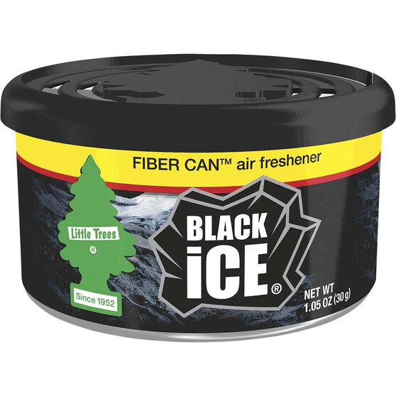 Little Trees Fiber Can Air Freshener Canister Black Ice 30g