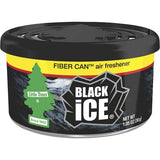 Little Trees Fiber Can Air Freshener Canister Black Ice 30g