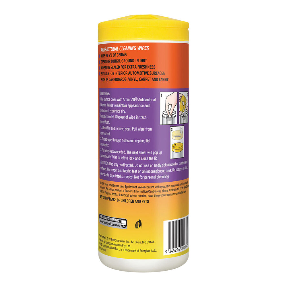 Armor All Cleaning Wipes - 30 Pack