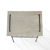 Crosley Wiltshire Turntable Stand - White Wash Wood