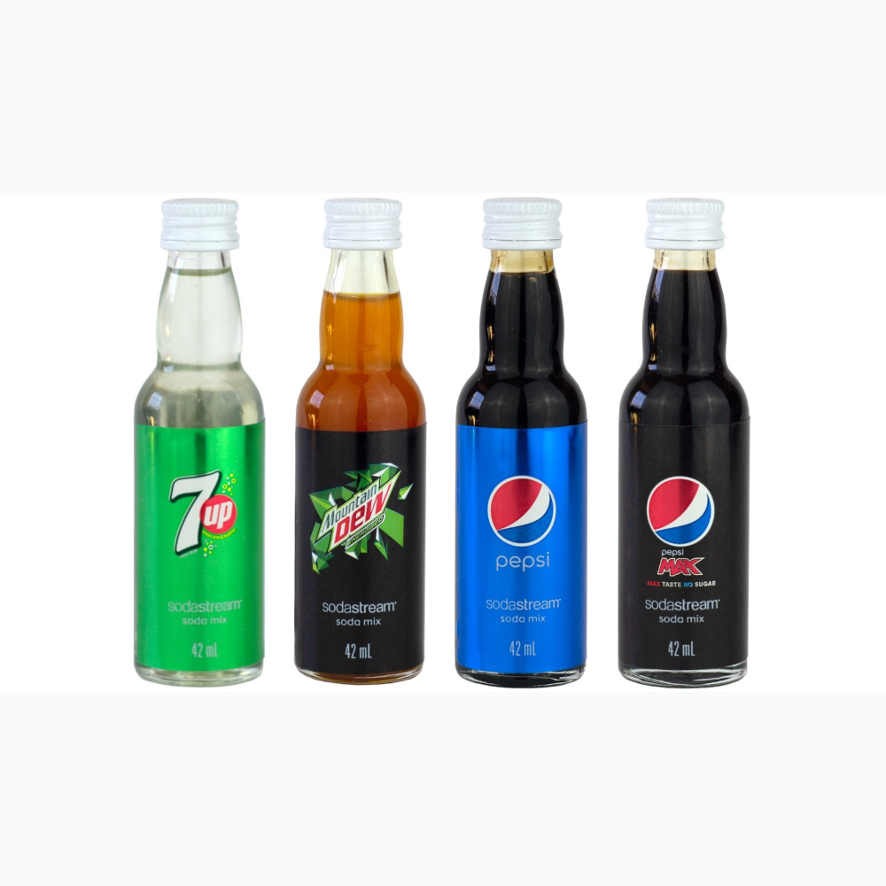 SodaStream JET (Black) With Pepsi Tasting Pack And 2 Extra Bottles