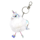 Unicorn Fluffy Keyring