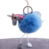Unicorn Fluffy Keyring