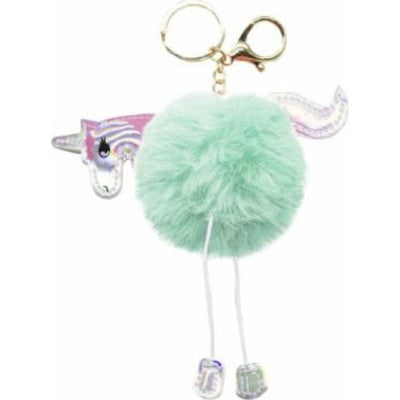 Unicorn Fluffy Keyring