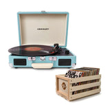 Crosley Cruiser Bluetooth Turntable + Free Record Storage Crate