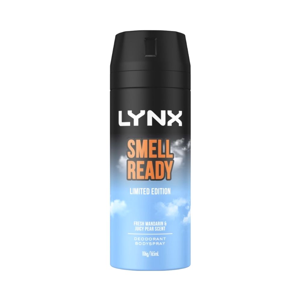 6 Pack x Lynx Smell Ready Body Spray - 106g/165ml
