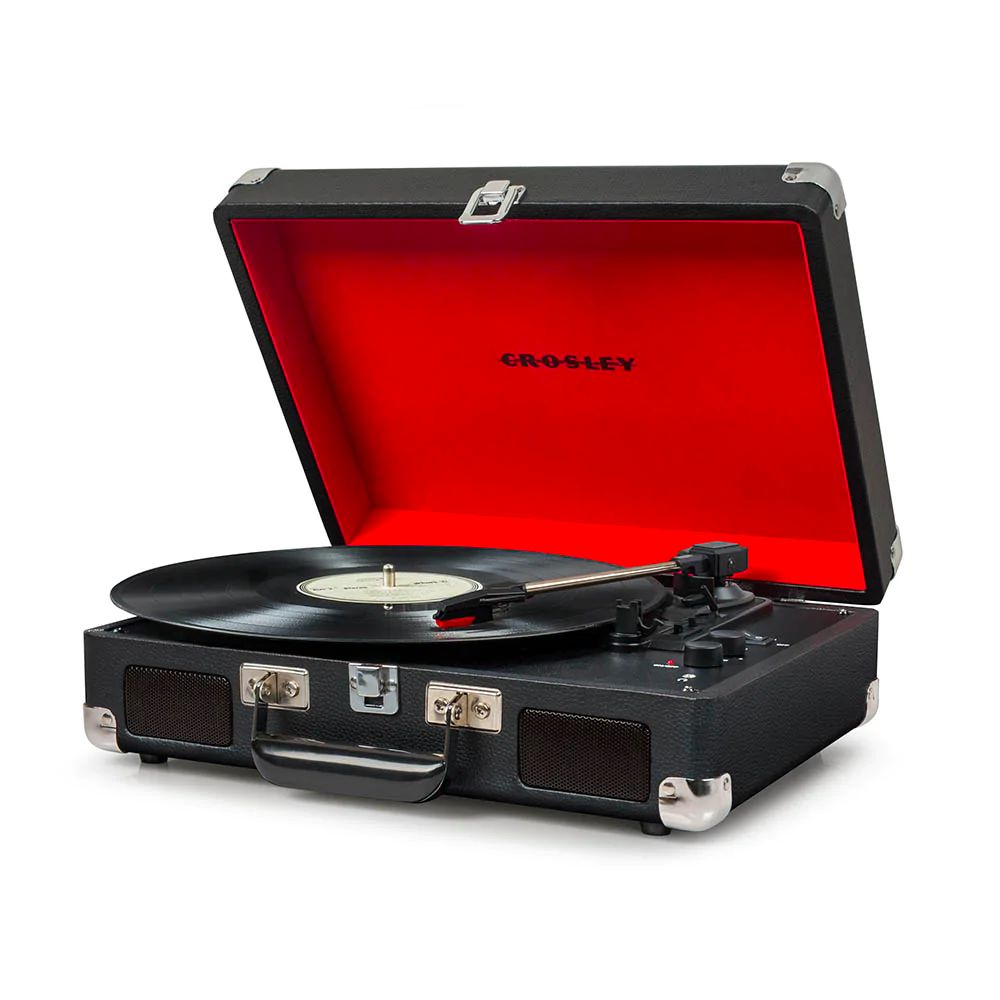 Crosley Cruiser Bluetooth Turntable + Free Record Storage Crate