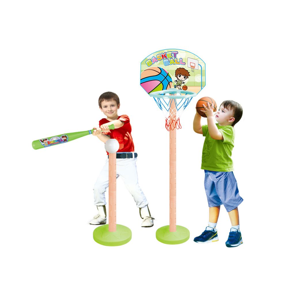 Baseball, Basketball, Tball 3 in 1 set