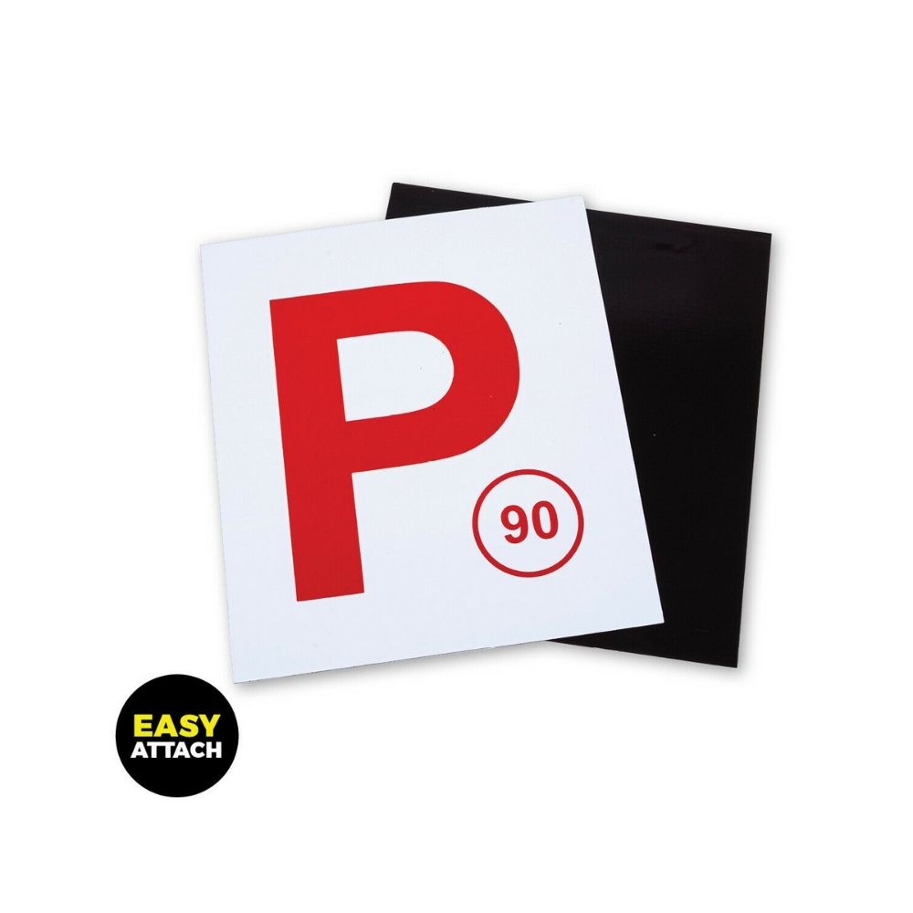 Handy Hardware Red P Plates Magnetic NSW - 2 Pack