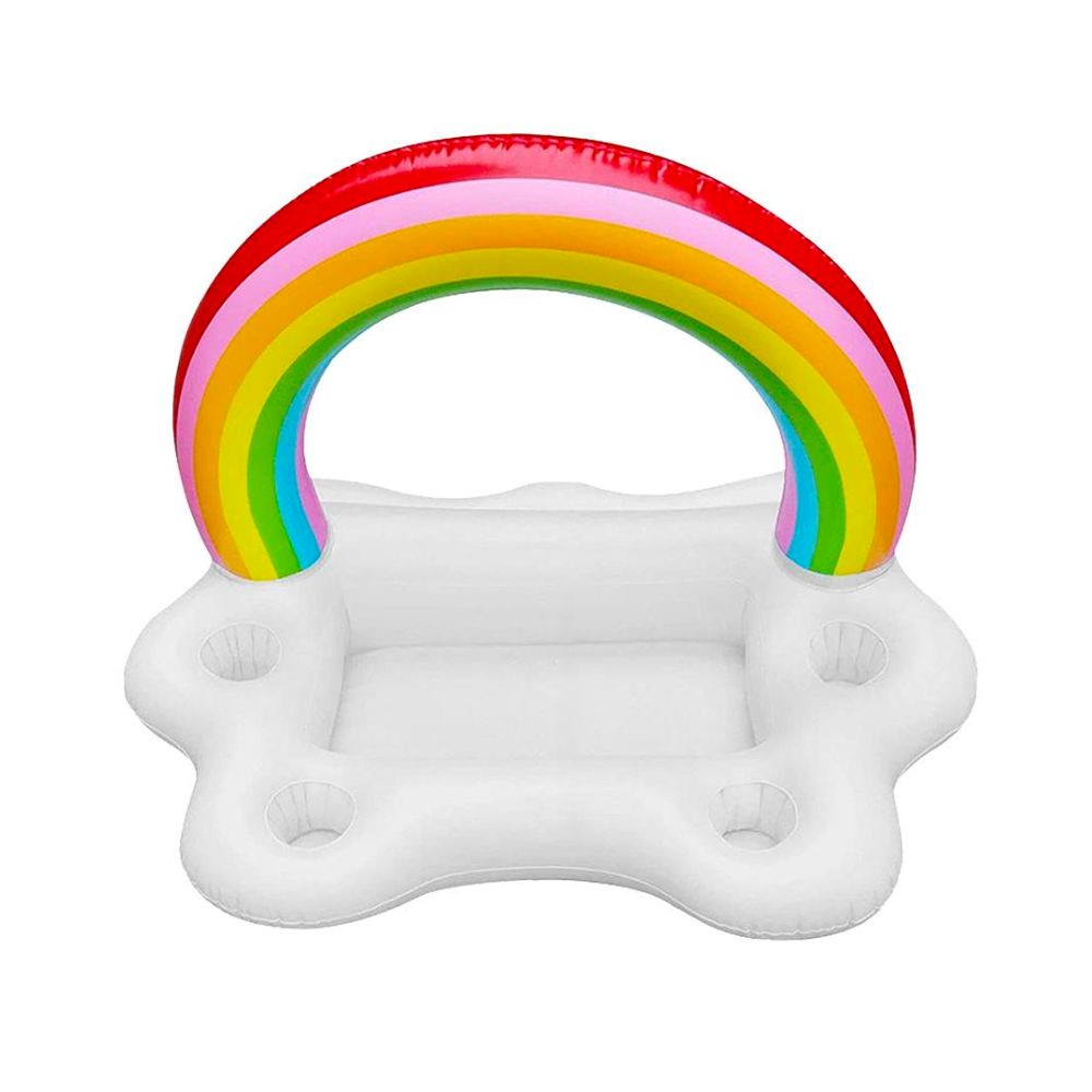 Inflatable Rainbow Cloud Drink Holder